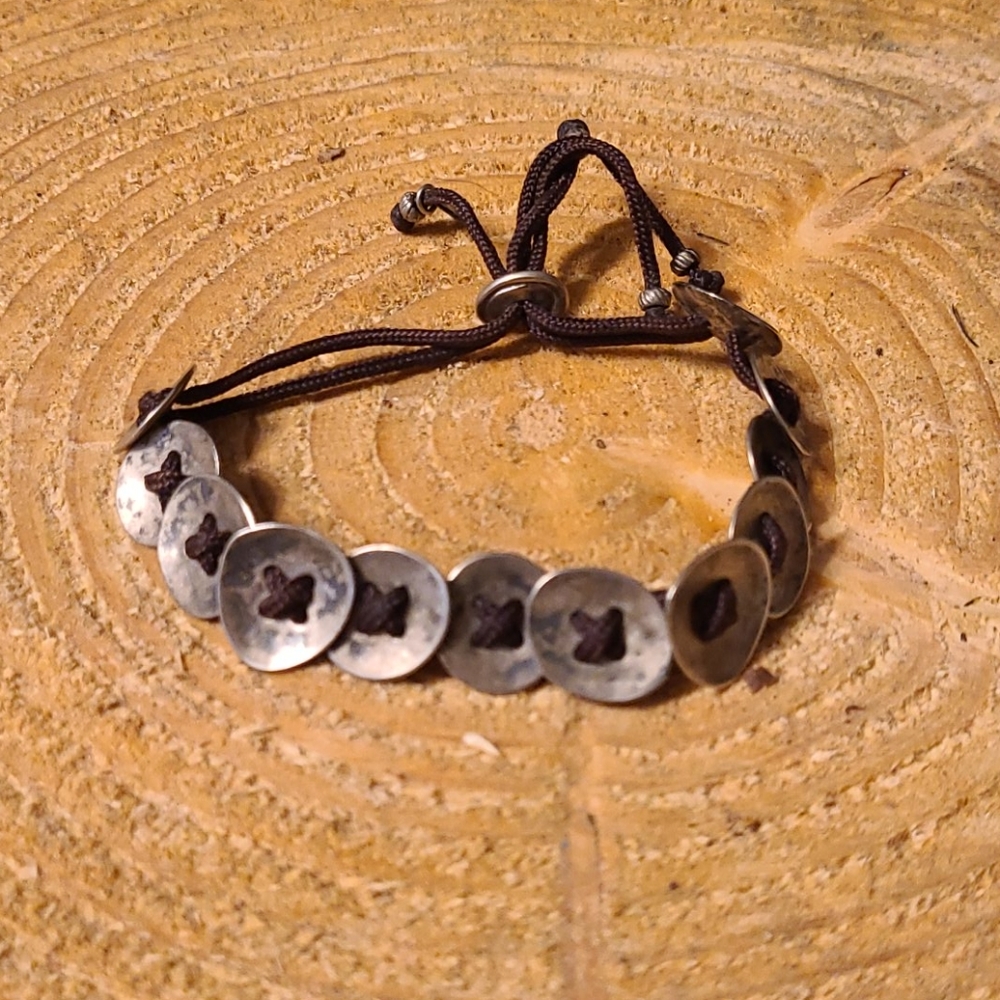 Silpada button up sterling silver bracelet